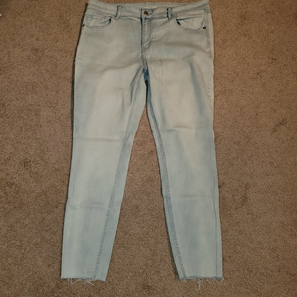 Old Navy Rockstar Super Skinny Bleached Jeans 14